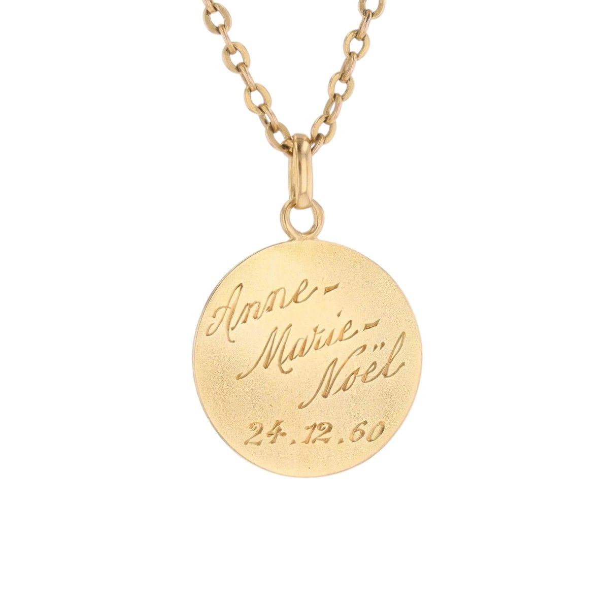 Médaille en or jaune - Castafiore