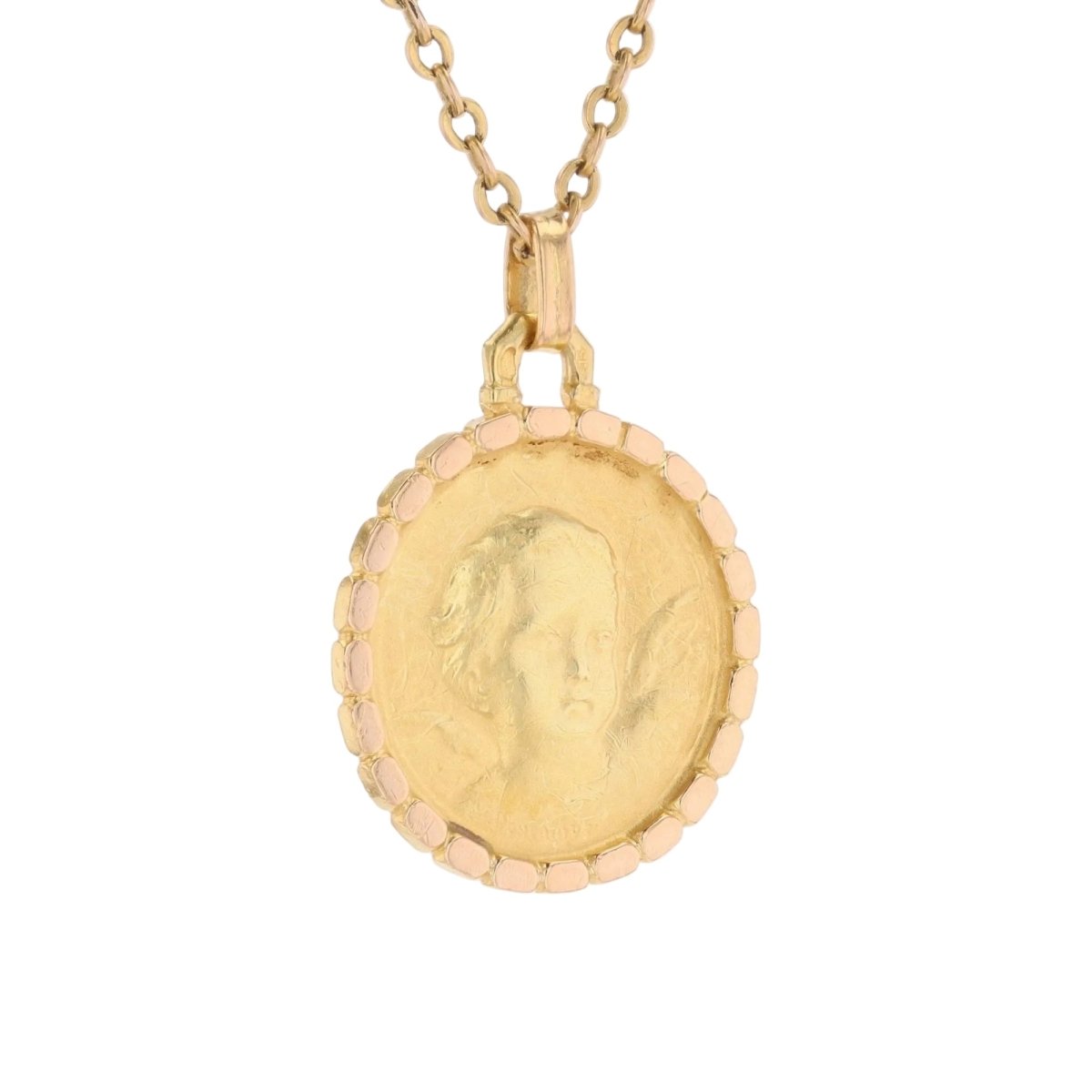 Médaille en or jaune et or rose - Castafiore