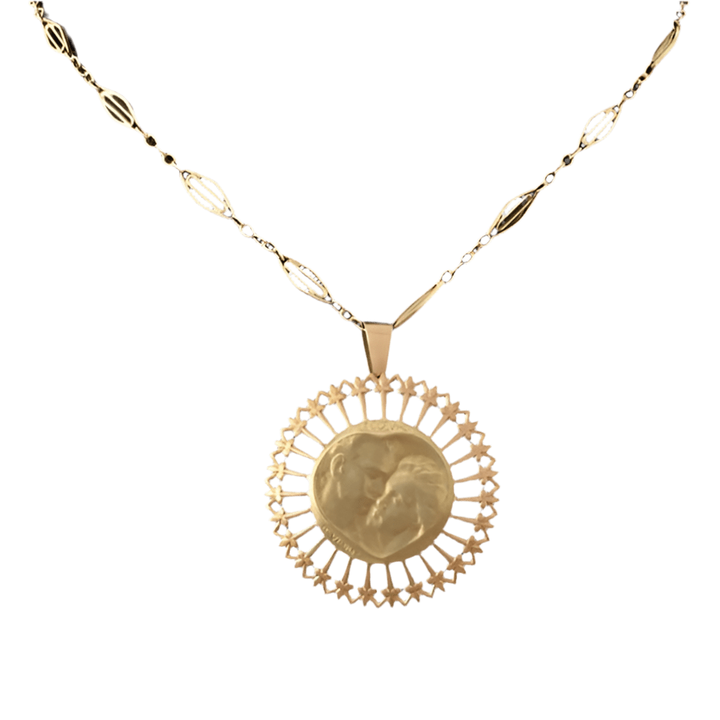 Médaille en or jaune et or rose - Castafiore