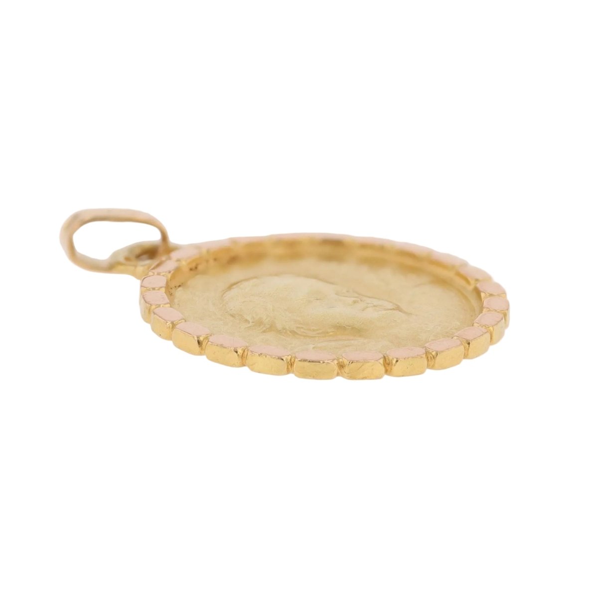 Médaille en or jaune et or rose - Castafiore