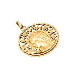 Médaille en or jaune signée Emile Dropsy - Castafiore