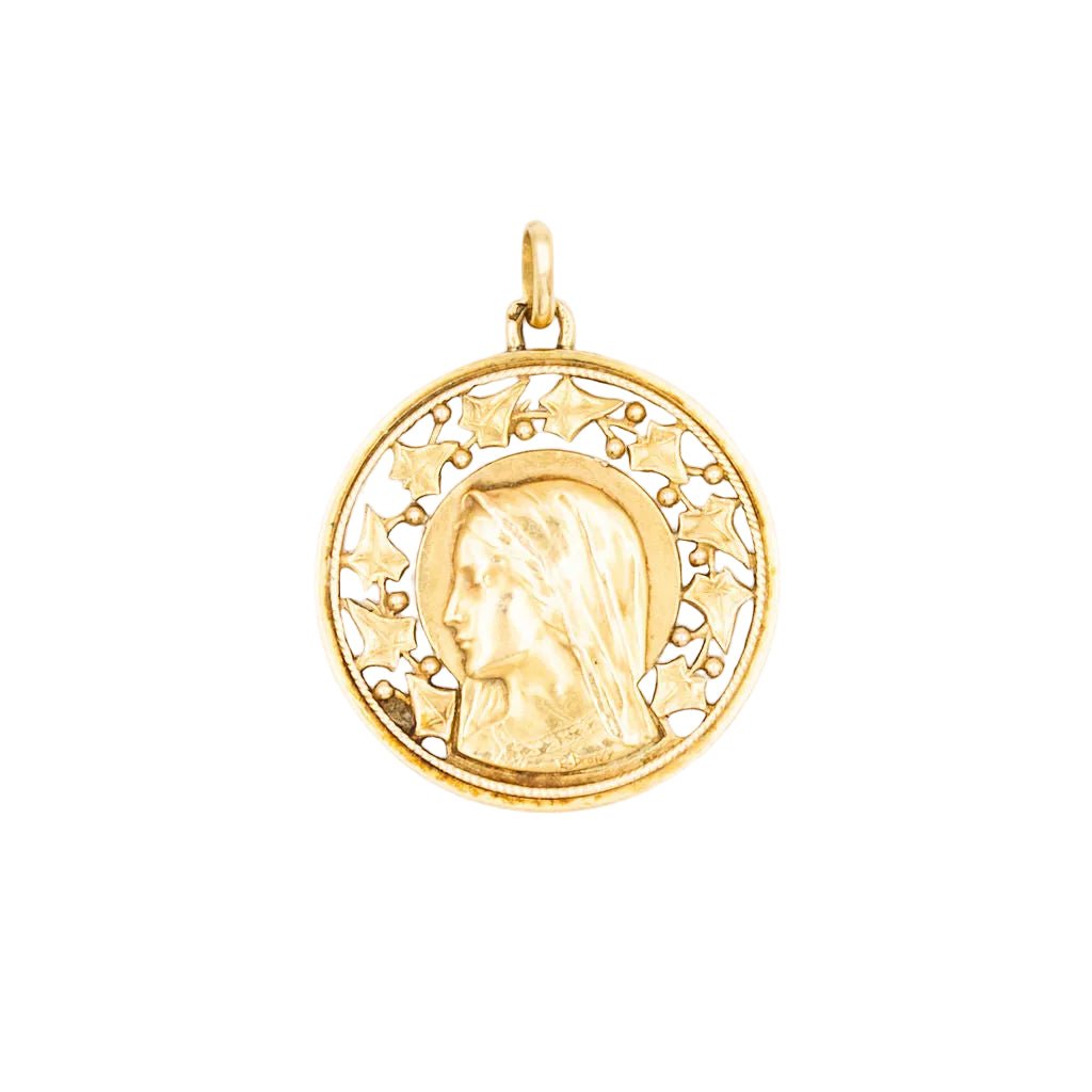 Médaille en or jaune signée Emile Dropsy - Castafiore