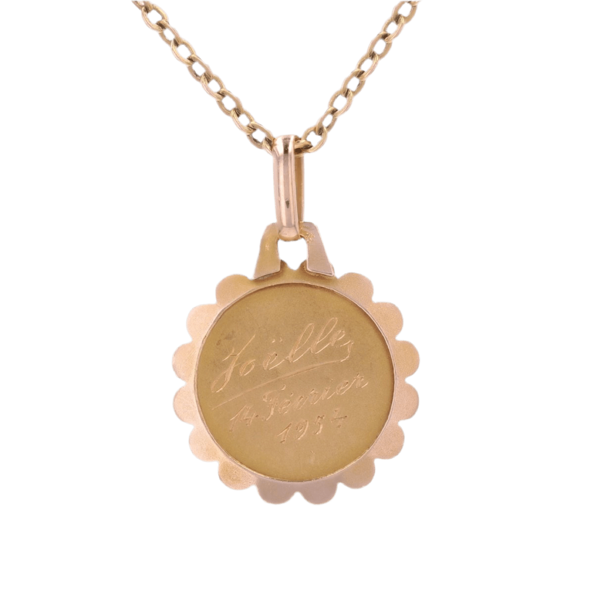 Médaille en or rose - Castafiore