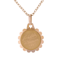 Médaille en or rose - Castafiore