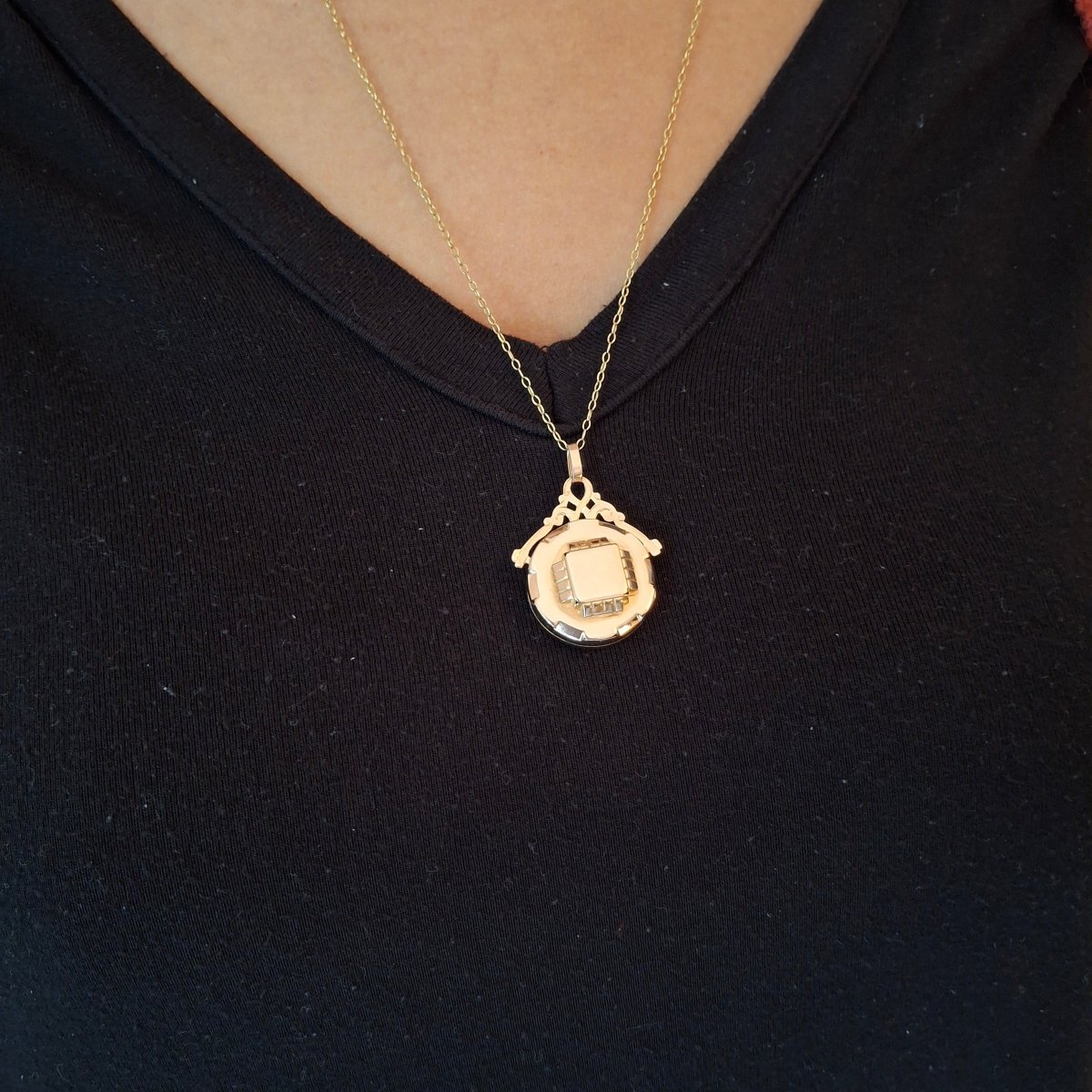 Médaille en or rose - Castafiore