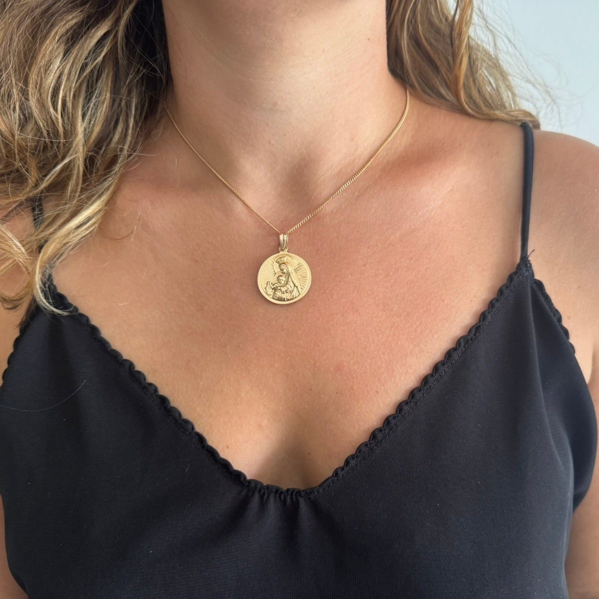 Médaille en or rose - Castafiore