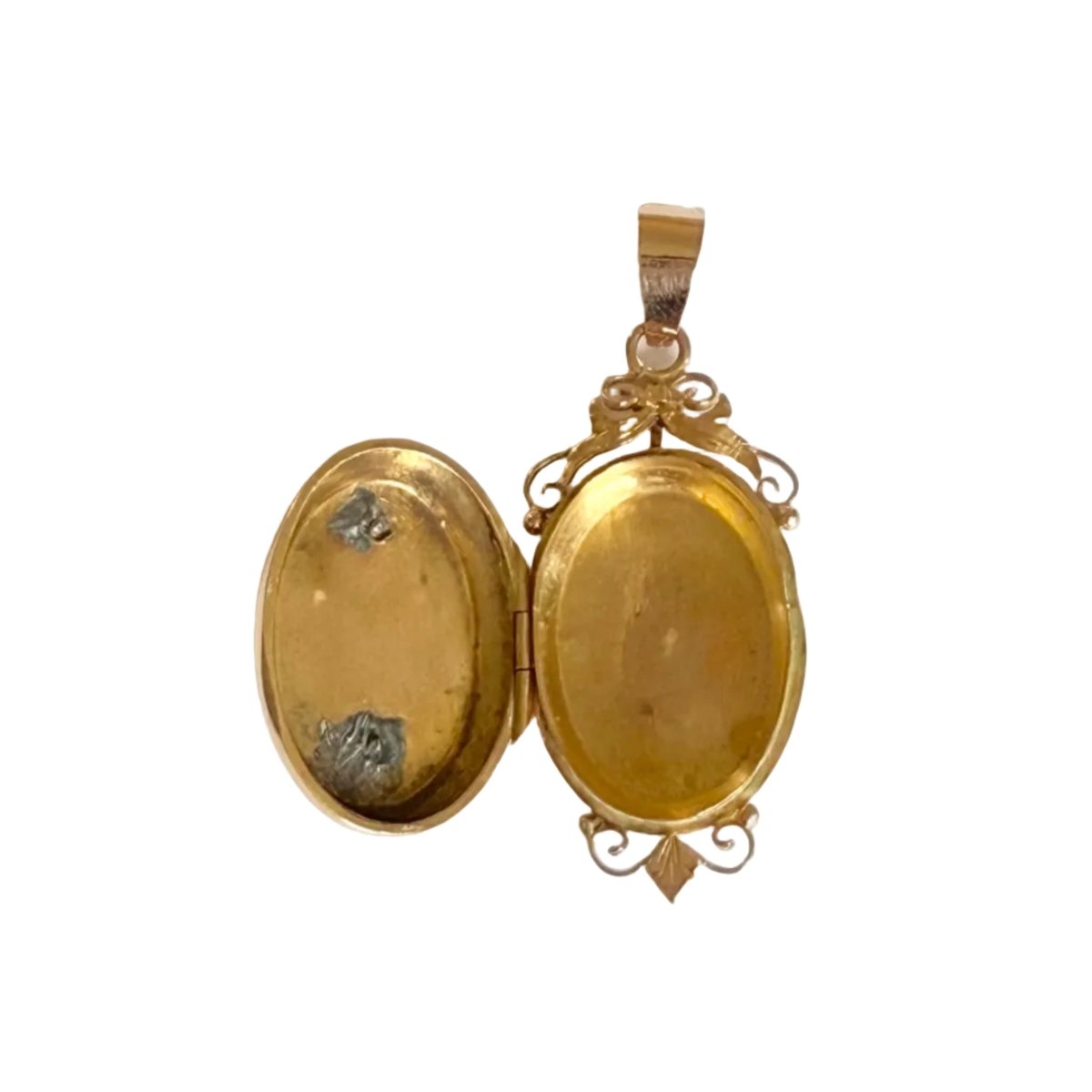 Médaille en or rose et perle - Castafiore