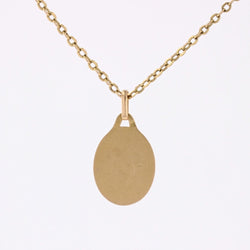 Médaille or jaune Ange en prière - Castafiore