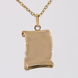 Médaille or jaune signe Balance - Castafiore