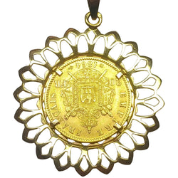 Médaille PORTE - PIÈCE Napoléon iii en or jaune - Castafiore