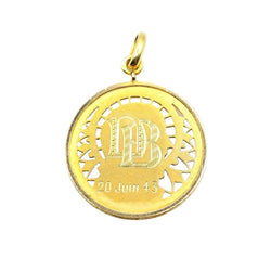 Médaille Vierge Marie des années 1940 - Sellier - or 18k - Castafiore