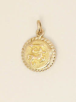 Médaille zodiaque Sagittaire or jaune rubis - Castafiore