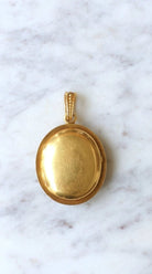 Médaillon camée agate et perles sur or jaune - Castafiore