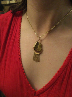 Médaillon Photo En Or Art Nouveau - Castafiore