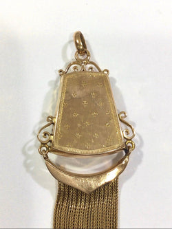 Médaillon Photo En Or Art Nouveau - Castafiore