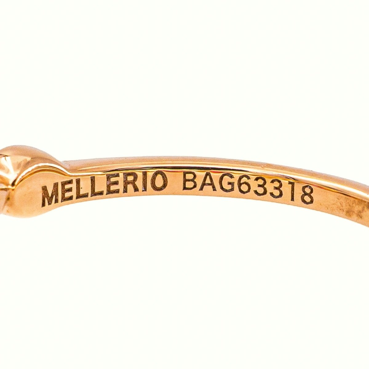 Mellerio Bague Anneau Indra Rose Or rose Saphir - Castafiore