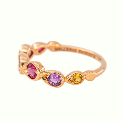 Mellerio Bague Anneau Indra Rose Or rose Saphir - Castafiore
