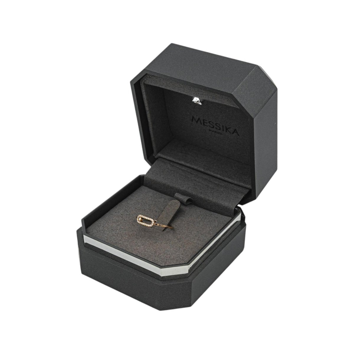 Messika Bague Move Uno Or rose Diamant - Castafiore