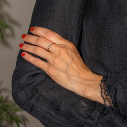 Messika Bague Move Uno Or rose Diamant - Castafiore