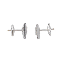 Messika Boucles d'oreilles Puces Théa Or blanc Diamant - Castafiore