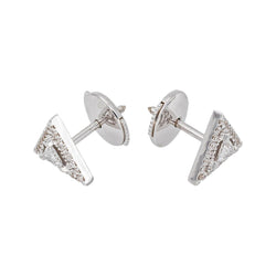 Messika Boucles d'oreilles Puces Théa Or blanc Diamant - Castafiore