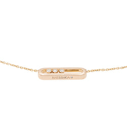 Messika Collier Baby Move Or rose Diamant - Castafiore