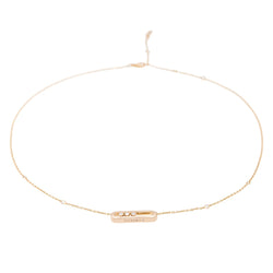 Messika Collier Baby Move Or rose Diamant - Castafiore