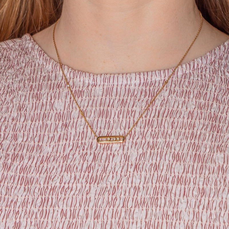 Messika Collier Move classique Or rose Diamant - Castafiore