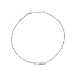 Messika Collier Move Or blanc Diamant - Castafiore