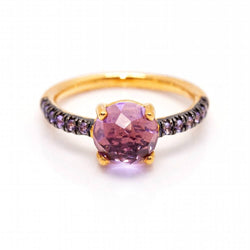 MIMI Bague en or, saphirs et améthyste - Castafiore