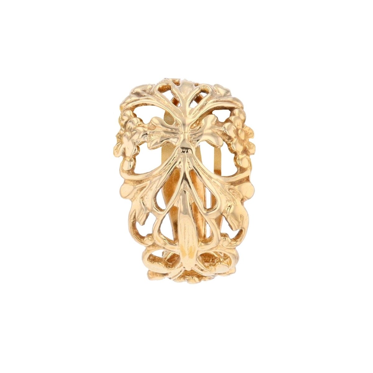 Mono boucle d'oreille Clip en or jaune - Castafiore