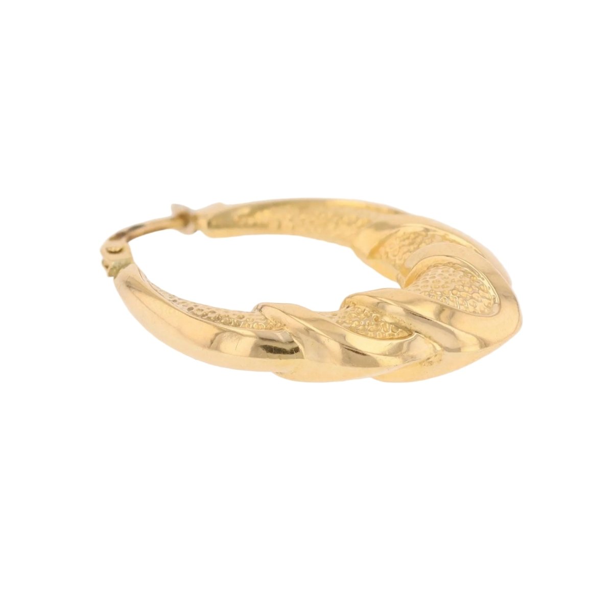 Mono boucle d'oreille Créole en or jaune - Castafiore