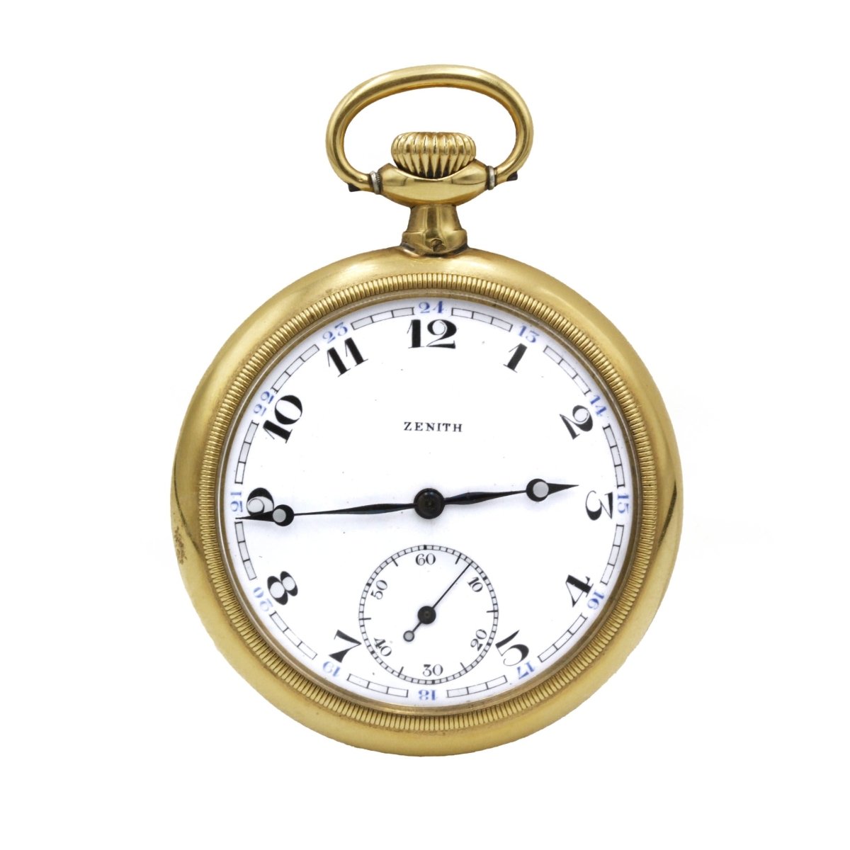 Montre à Gousset ZENITH en or jaune - Castafiore
