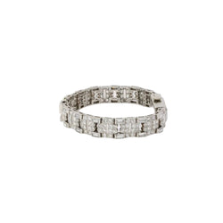 Montre Art Déco diamants platine - Castafiore