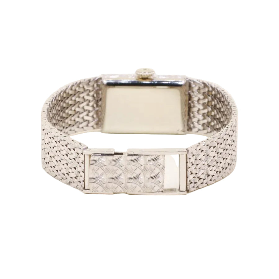 Montre ART DÉCO en or blanc et diamants - Castafiore