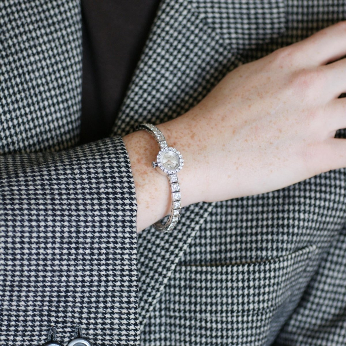 Montre ASTRAL en or blanc et diamants - Castafiore