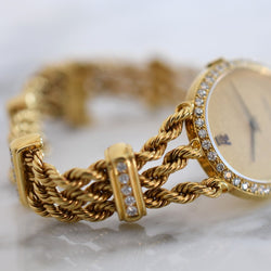 Montre AUDEMARS PIGUET "Classique" en or jaune et diamants - Castafiore