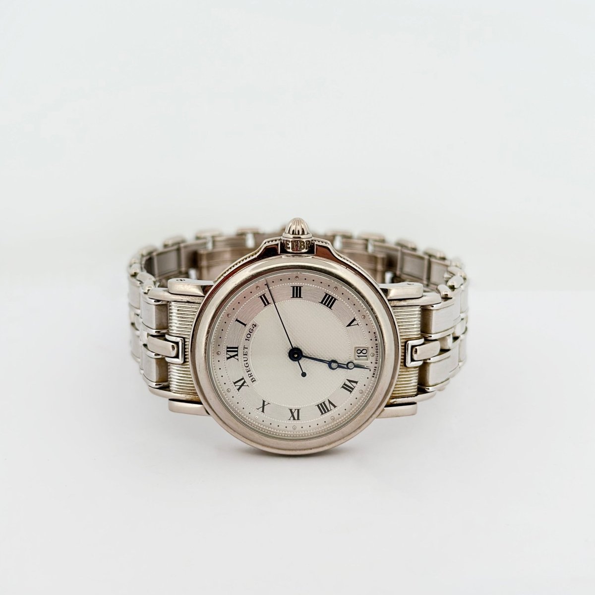 Montre Automatique BREGUET "Marine" en or blanc et acier - Castafiore