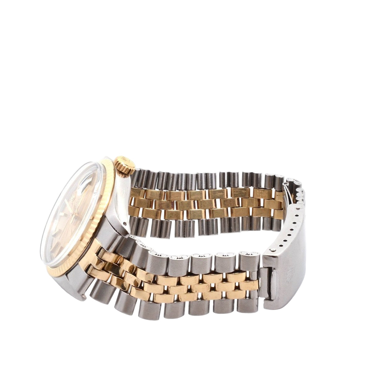 Montre Automatique ROLEX "DateJust" en or jaune et acier - Castafiore