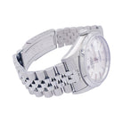 Montre Automatique ROLEX "Oyster Perpetual Date just" en acier et argent - Castafiore