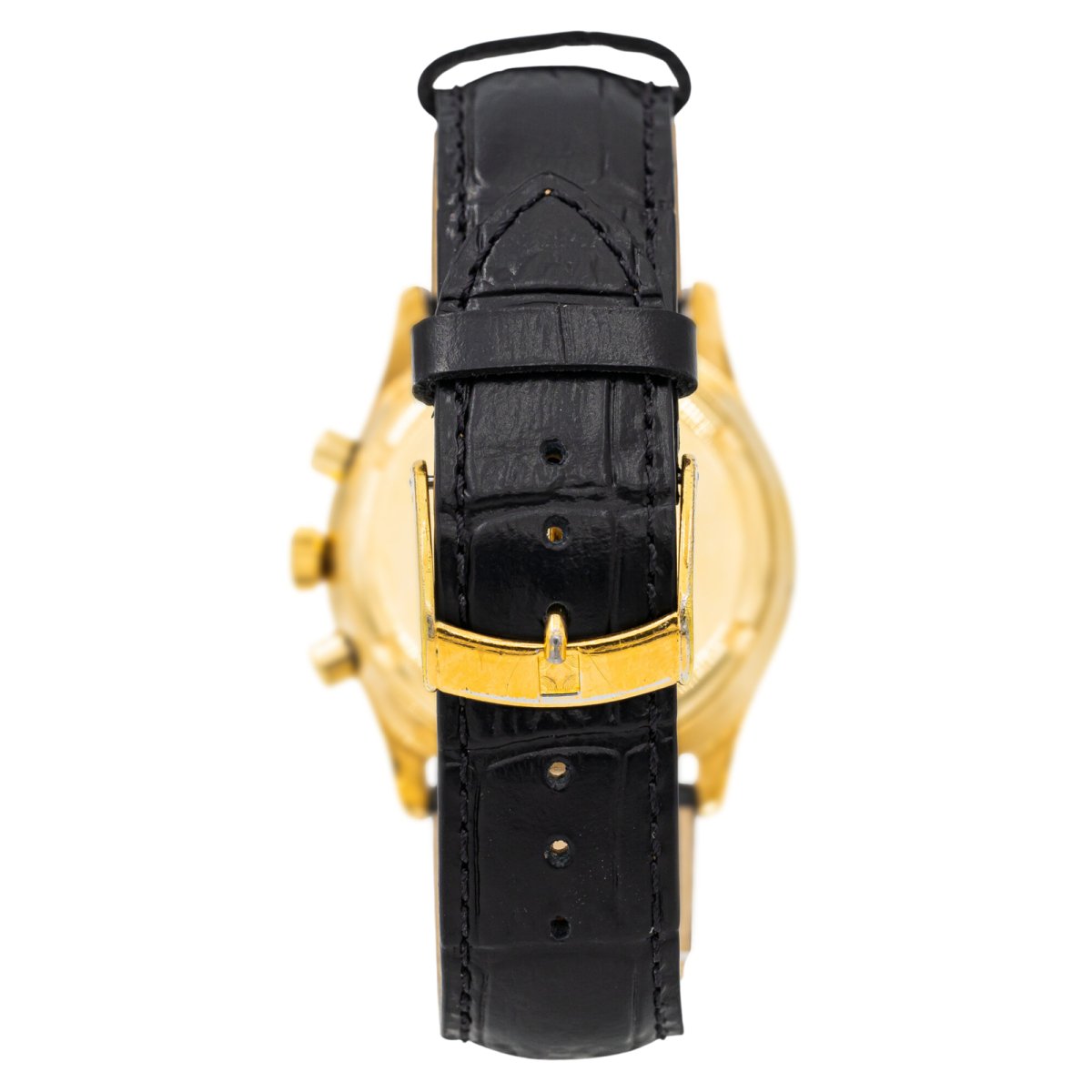 Montre Automatique ZENITH "El Primero" en or jaune et cuir - Castafiore