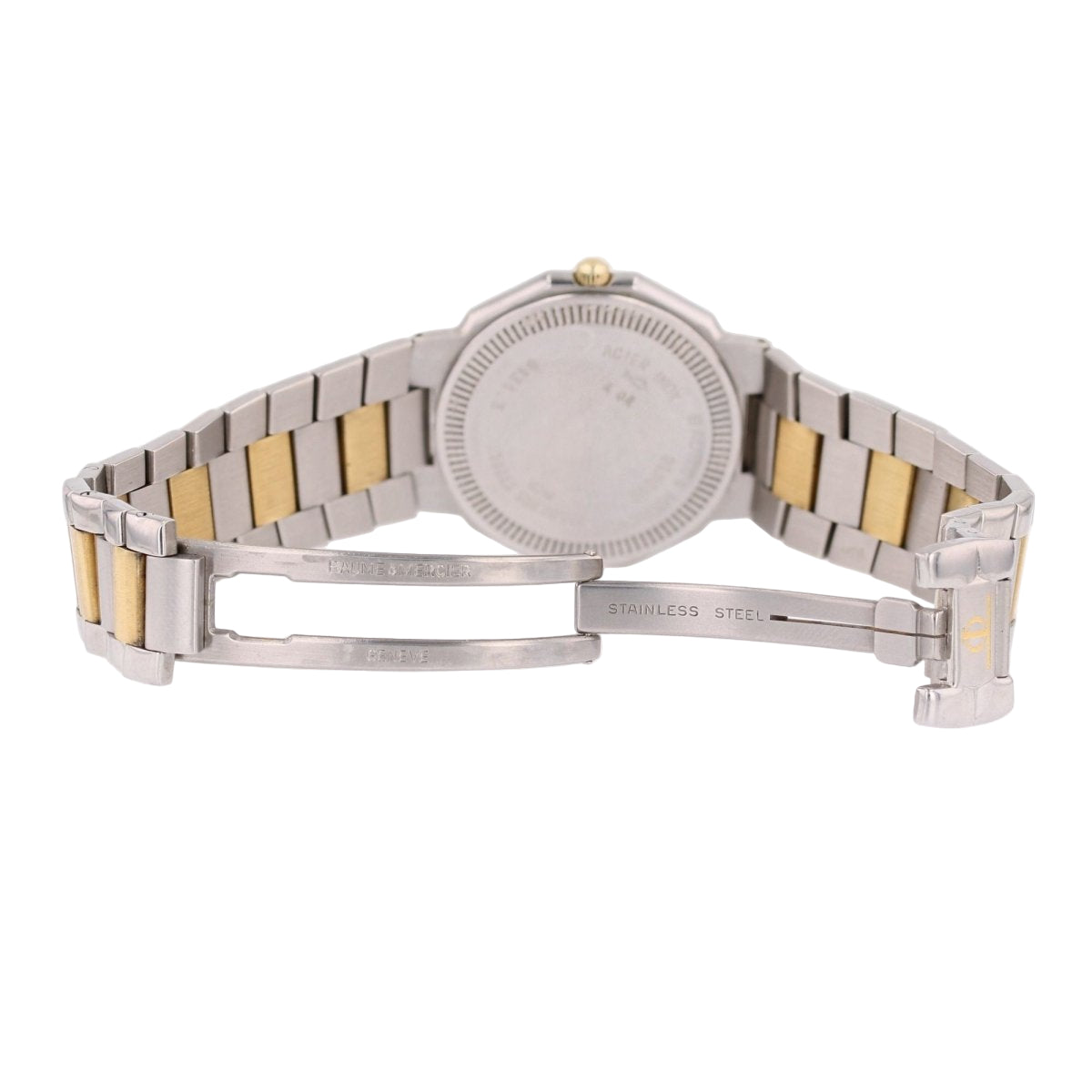 Montre BAUME ET MERCIER Riviera calendrier en acier et or - Castafiore