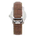 Montre BAUME & MERCIE "Capeland small second" en acier et cuir - Castafiore