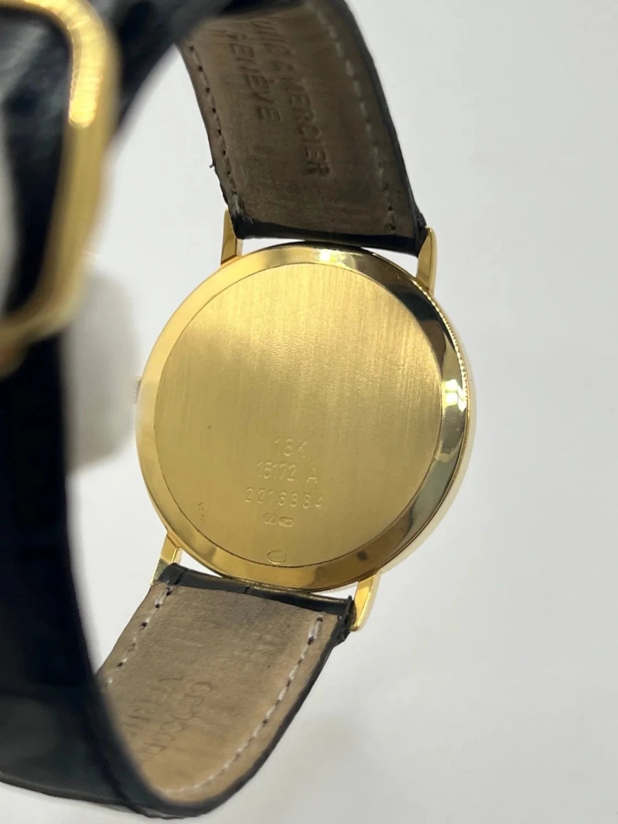 Montre BAUME & MERCIER "Classima" en or jaune, acier et cuir - Castafiore