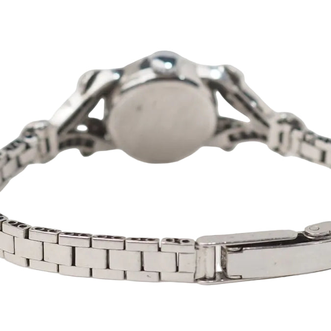 Montre Baume & Mercier en or blanc et diamants - Castafiore