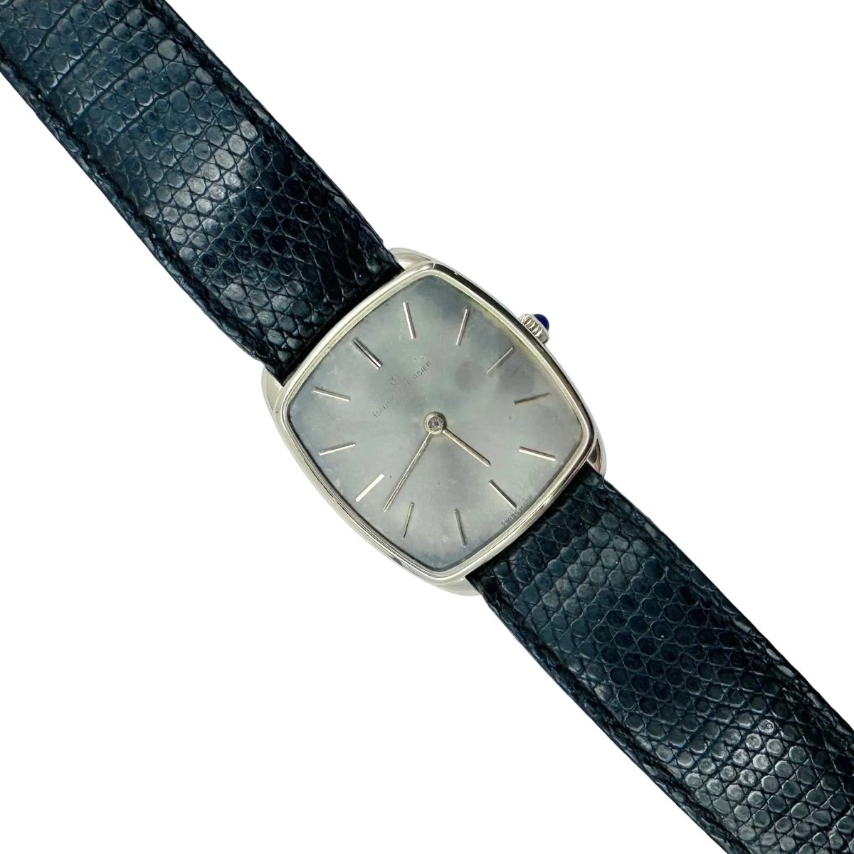 Montre BAUME & MERCIER en or jaune et cuir - Castafiore