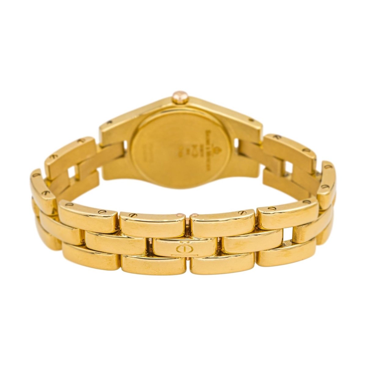 Montre BAUME & MERCIER en or jaune, nacre et quartz - Castafiore