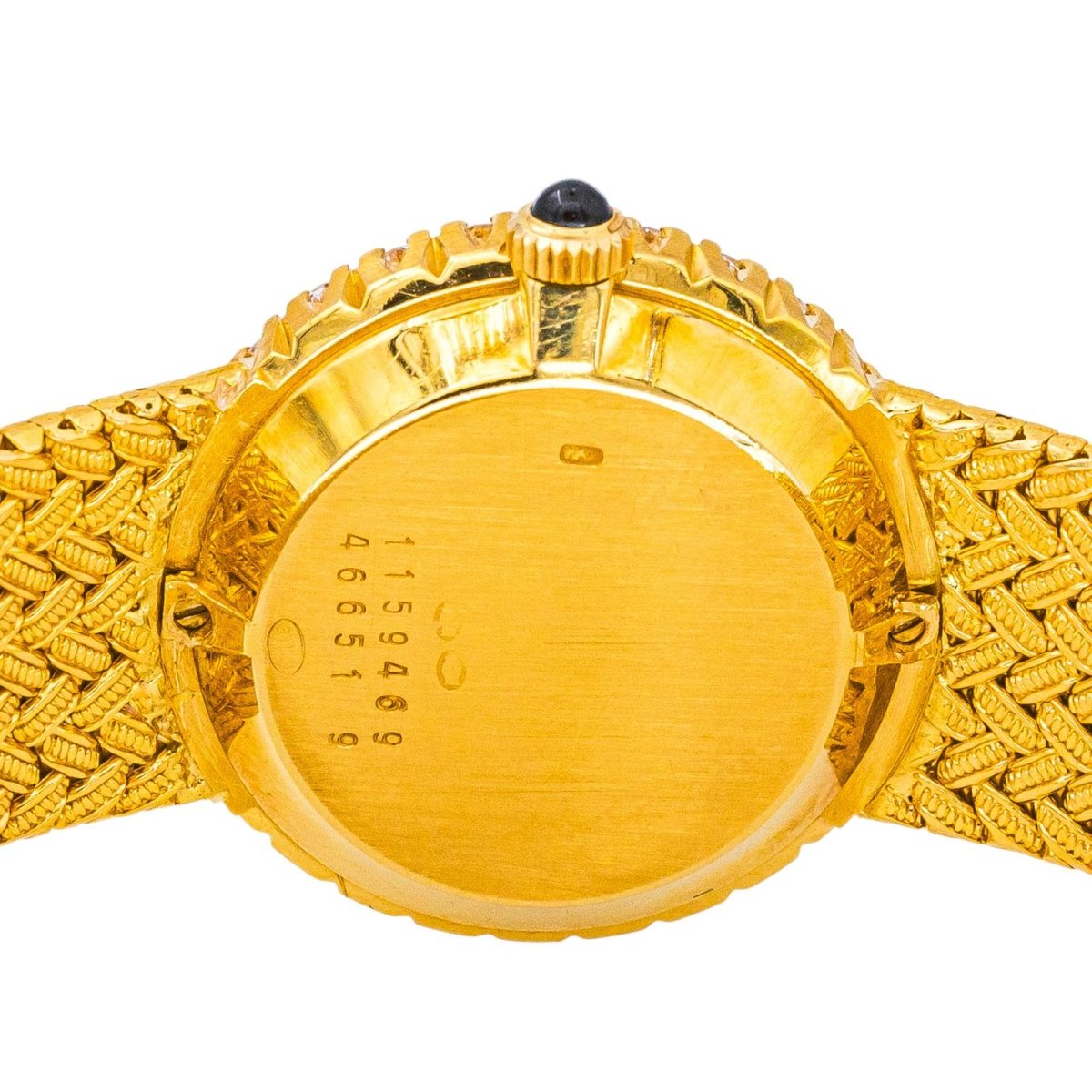 Montre BAUME & MERCIER en or jaune, quartz et diamants - Castafiore