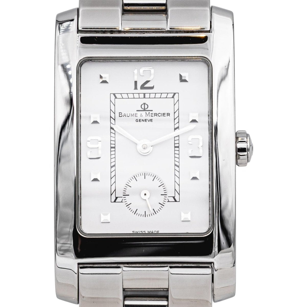 Montre BAUME & MERCIER "Hampton" en acier et quartz - Castafiore