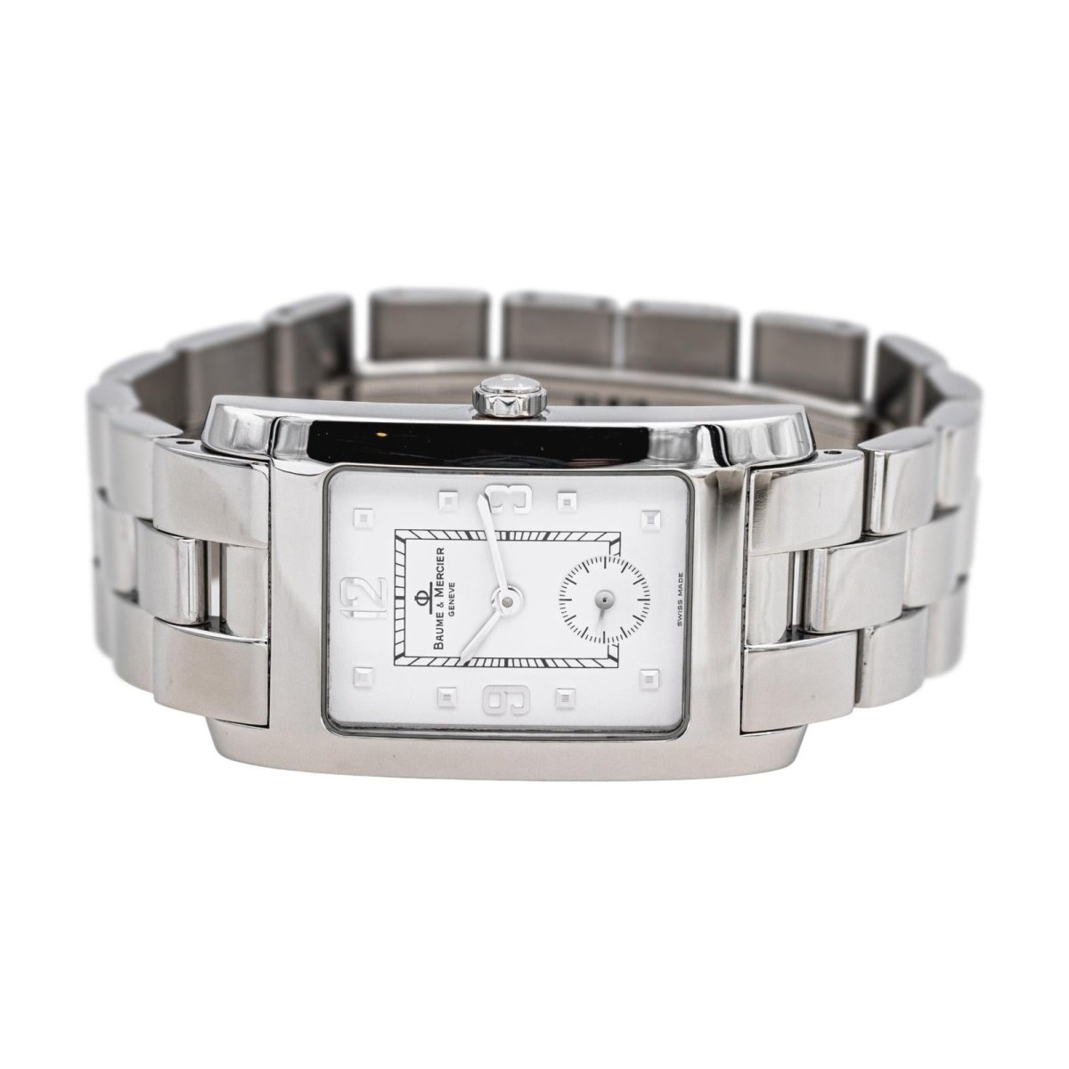 Montre BAUME & MERCIER "Hampton" en acier et quartz - Castafiore